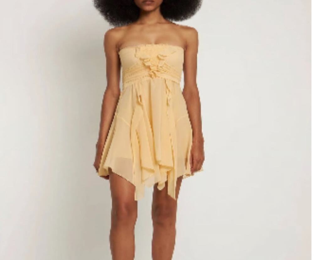 Isabel Marant Tiffen silk chiffon minidress